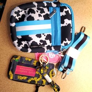 Simply Southern Neoprene crossbody & ID lanyard (both new)